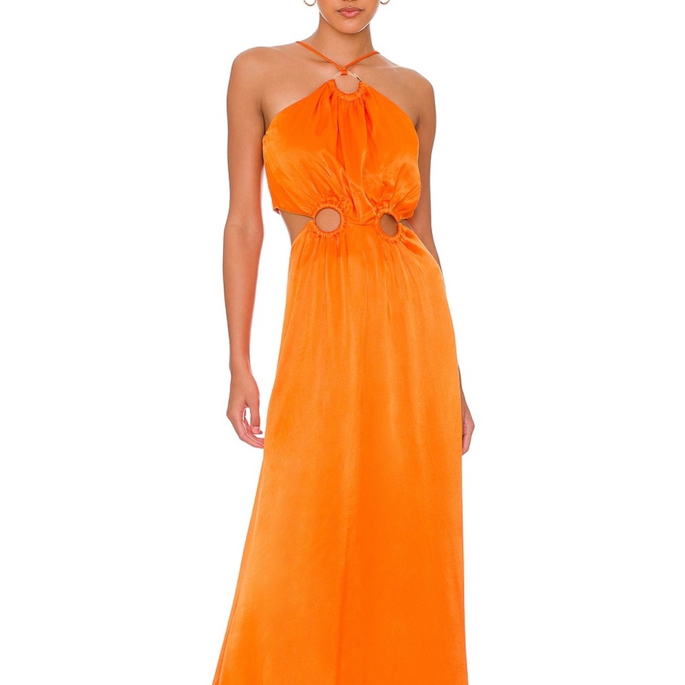 Elliatt Vibrant Orange Maxi Dress